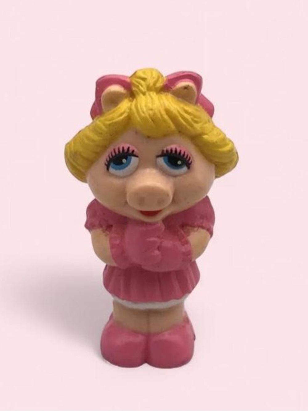 Sesame Street Muppets Miss Piggy Figure Pencil Topper Vintage